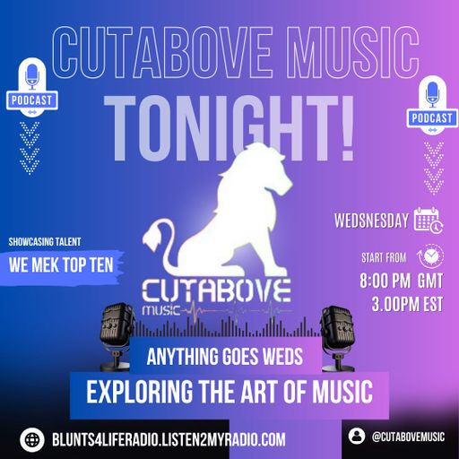 CUTABOVE MUSIC UK 7 FEB 2024 ANYTHING GOES WEDS OM BLUNTS 4 LIFE RADIO