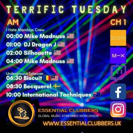 Biscuit- Underground Takeover Tuesday- Drum and Bass- Live on Essential Clubbers Radio 15.11.2022