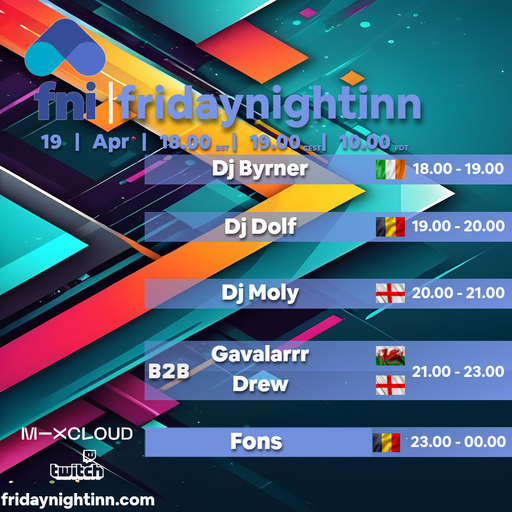 fni Presents : fridaynightinn ( 19th April 2024 )
