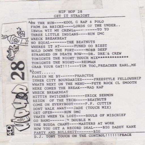Tony Touch - Hip Hop #28 (1993)