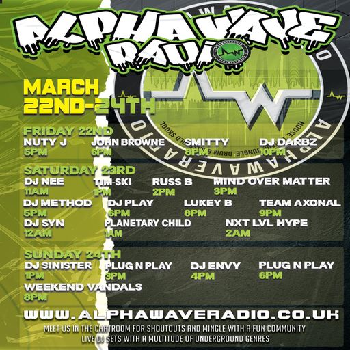 Dj-Sinister - Live On Alpha Wave Radio - 24-03-2024