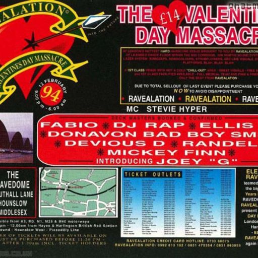 DJ Fabio & DJ Rap w/ Stevie Hyper D - Ravealation - 12.2.94