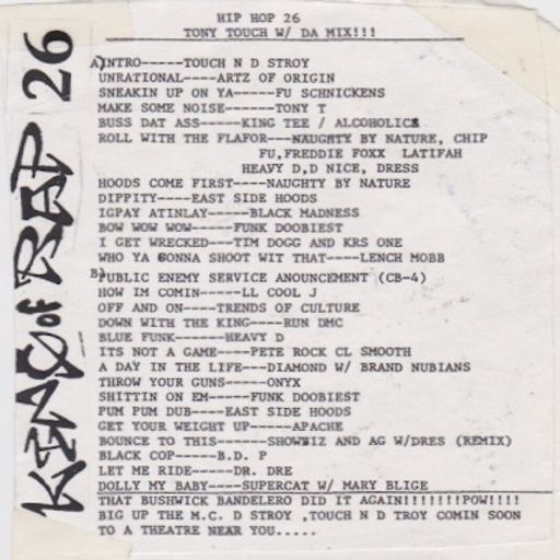 Tony Touch - Hip Hop #26 (1993)