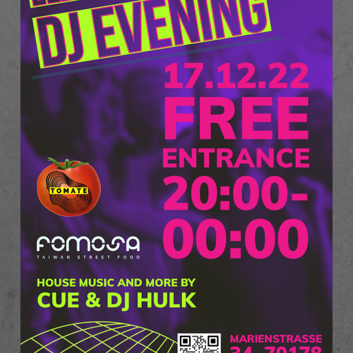 Cue & DJ Hulk Live @ Fomosa Stuttgart - 17.12.2022