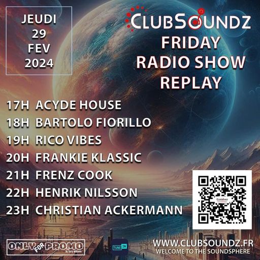 christian ackermann/onlyforpromo @ clubsoundz radio fr - 29-02-2024