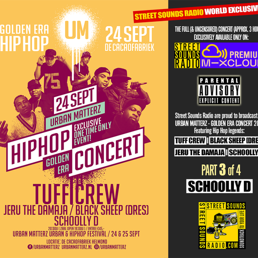 URBAN MATTERZ - GOLDEN ERA CONCERT 2022 / Part 3 of 4 - SCHOOLLY D