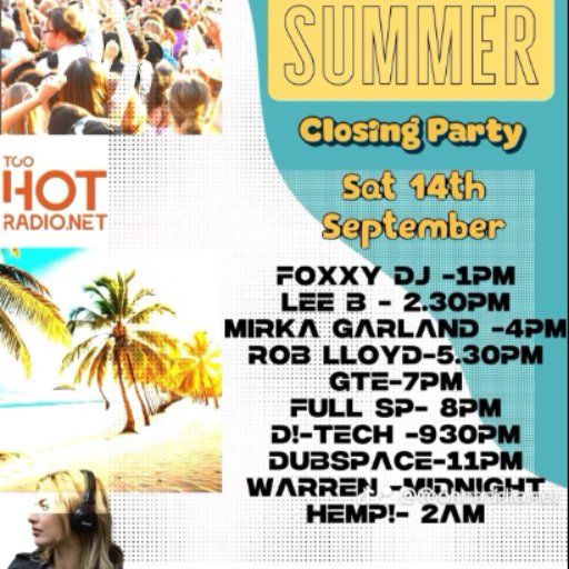 DJ Hemp! Live On The Too Hot Radio End Of Summer Party 14 September 2024