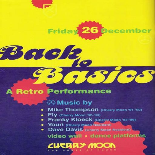 Mike Thompson at "Back To Basics" @ Cherry Moon (Lokeren - Belgium) - 26 December 1997