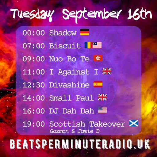 Biscuit- Tuesday Techno Crunch- Live on Beats Per Minute Radio 16.9.2025