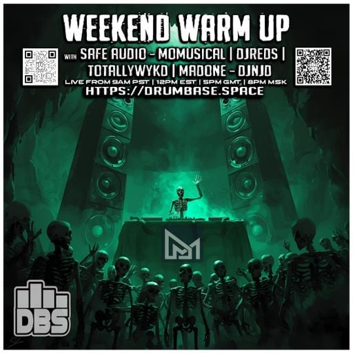 Weekend Warm Up - 27 - MΔÐ ӨNΞ - 2 Hrs LIVE on drumbase.space [10/31/2025] - HALLOWEEN EDITION