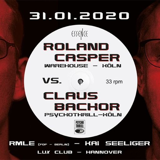 Roland Casper vs Claus Bachor at "Radical Rhythms" @ Lux (Hannover-Germany) - 31 January 2020