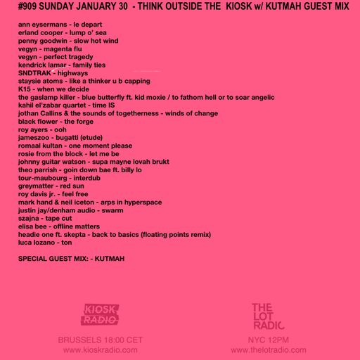 #909 NEW DENZEL CURRY | VEGYN | K15 | KAHIL EL'ZABAR | JAMESZOO | TOUR-MAUBOURG | ROY DAVIS JR. | ..