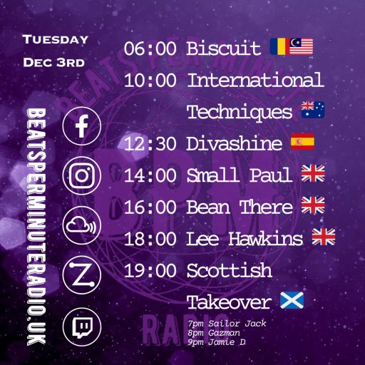Biscuit- Tuesday Techno Crunch- Live on Beats Per Minute Radio 3.12.2024