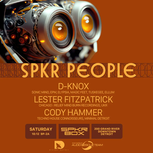 D-Knox at "Spkr People" @ SPKRBOX (Detroit - USA) - 12 October 2024
