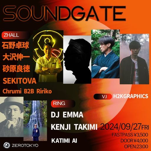 Takkyu Ishino b2b Shinichi Osawa at "Soundgate" @ ZEROTOKYO (Tokyo-Japan) - 27 September 2024