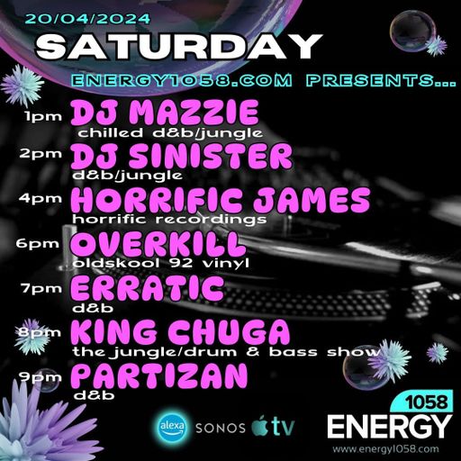 Dj-Sinister - Live On Energy1058 - 20-04-2024