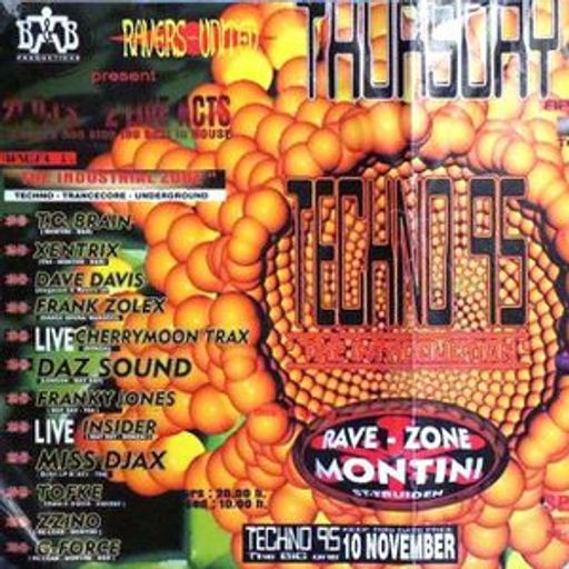 Franky Jones at "Techno 95" @ Rave-Zone Montini (Sint-Truiden - Belgium) - 20 July 1995