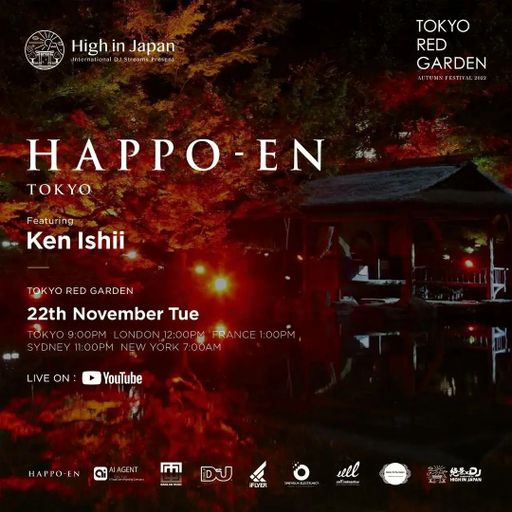 Ken Ishii at "Tokyo Red Garden x High in Japan" @ Happo-En (Tokyo-Japan) - 22 November 2022