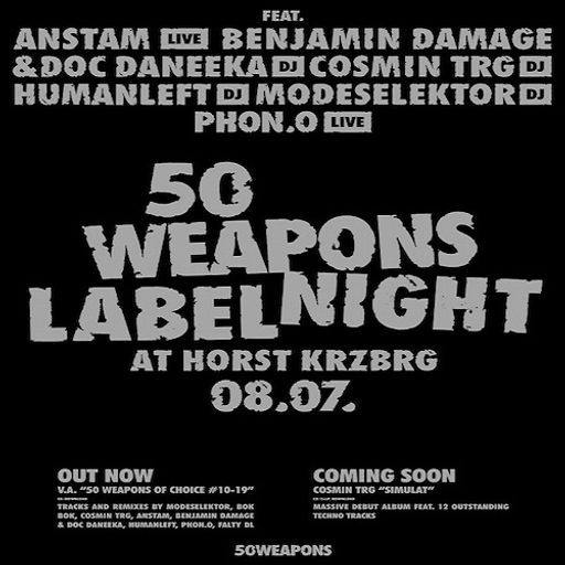 Modeselektor at "50 Weapons Labelnight" @ Horst Krzbrg (Berlin - Germany) - 8 July 2011