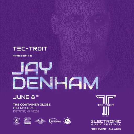 Jay Denham at "Tec-Troit" @ The Container Globe (Detroit-USA) - 8 June 2024