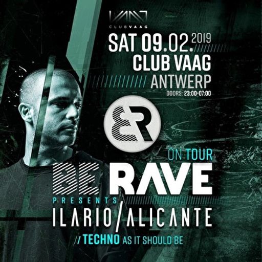 Finest at "Be Rave on tour" @ Club Vaag (Antwerpen - Belgium) - 9 February 2019