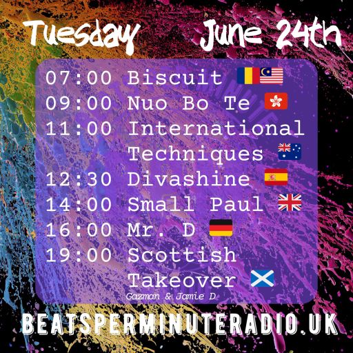 Biscuit- Tuesday Techno Crunch- Live on Beats Per Minute Radio 24.6.2025