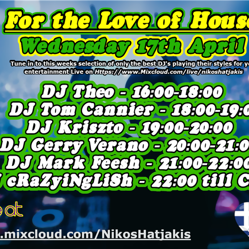 Tom Cannier -  For the Love of House Wednesday - 170424