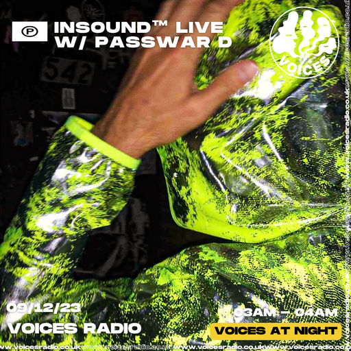 INSOUND with Passwar D, Absinthe, Plovidiv -09/12/23 - Voices Radio