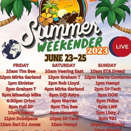 WASABI SPESHIAL SUMMER WEEKENDER: DANCING WITH ALLIGATORS  live at dto6/AR for toohotradio.net /UK