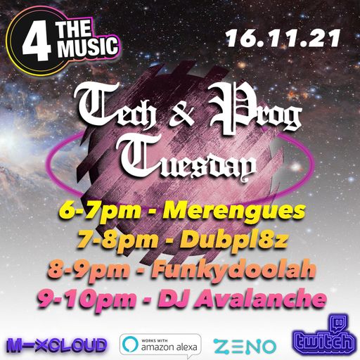 Dubpl8z - 4 The Music Exclusive - Techno Tuesday 16-11-2021