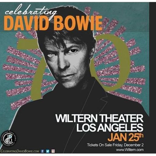 Celebrating David Bowie - Los Angeles, 25th January 2017