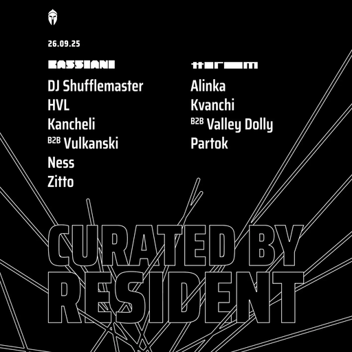 DJ Shufflemaster at "Curated by Resident" @ Bassiani (Tbilisi-Georgia) - 25 September 2025