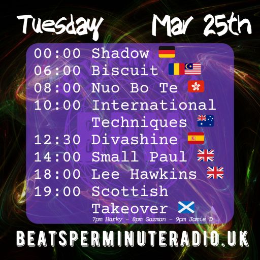 Biscuit- Tuesday Drum and Bass Crunch- Live on Beats Per Minute Radio 25.3.2025