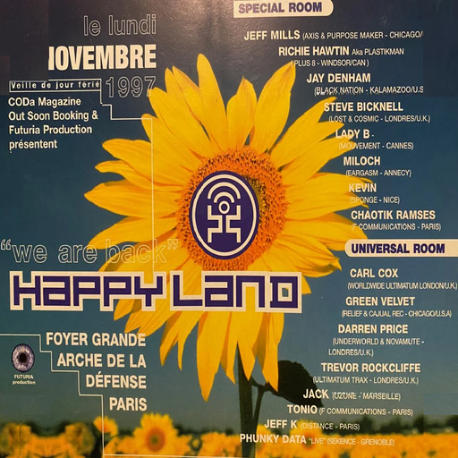 Trevor Rockliffe & Green Velvet at "Happyland" @ La Défense (Paris-France) - 10 November 1997