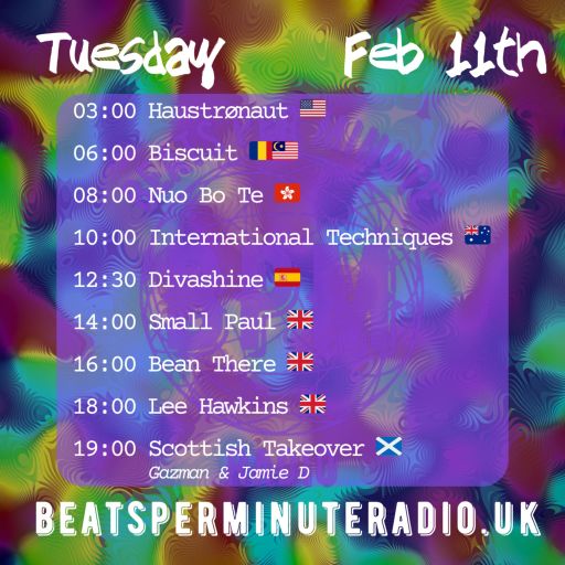 Biscuit- Tuesday Drum and Bass Crunch- Live on Beats Per Minute Radio 11.2.2025
