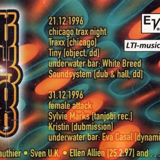 DJ Traxx (part 2) at "Chicago Trax Night" @ Object (Dresden - Germany) - 21 December 1996