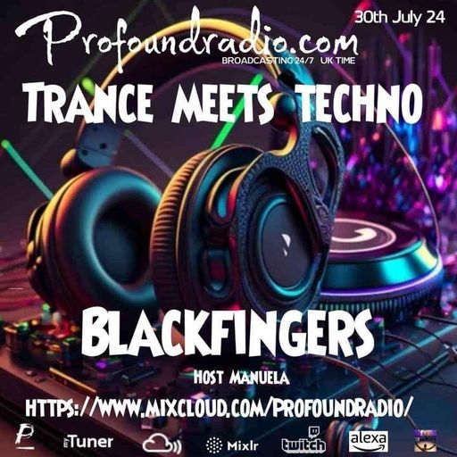 BLACKFINGERS TECHNO ZONE ON TRANCE MEETS TECHNO 30-07-24