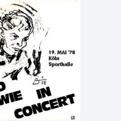 Bowie Live at Sporthalle, Cologne 19 May 1978,The Isolar II Tour