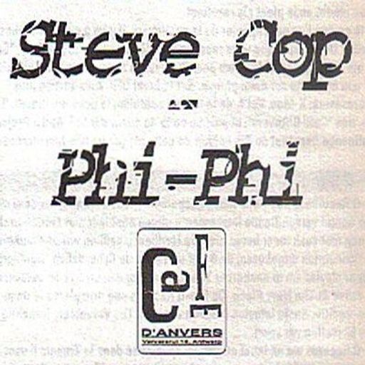 Steve Cop at "The Gap Club" @ Café d'Anvers (Antwerpen-Belgium) - 3 February 1996