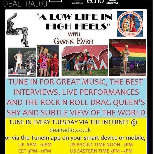 A LOW LIFE IN HIGH HEELS WITH GWEN EVER RADIO SHOW 11TH JUNE 2024 EDITION