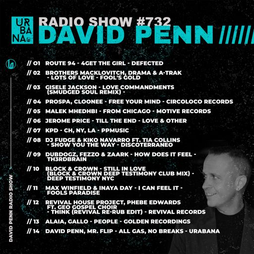 Urbana Radio Show by DAVID PENN #732