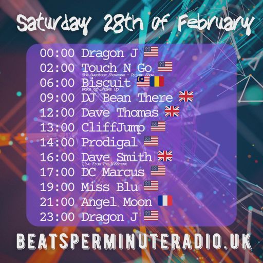 Biscuit-Saturday Pajama Show- Live on Beats Per Minute Radio 28.2.2026