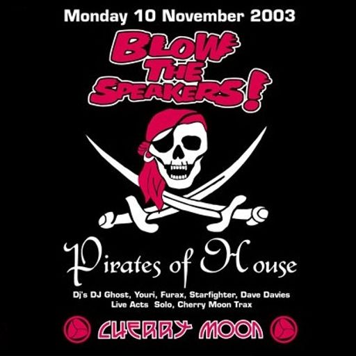 DJ Ghost at "Blow The Speakers - Pirates of House" @ Cherry Moon (Lokeren) - 10 November 2003