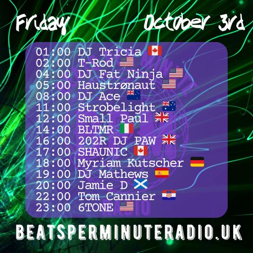 Go With The Flow Show by Tom Cannier, ZG, CRO - BPM Radio - 031025
