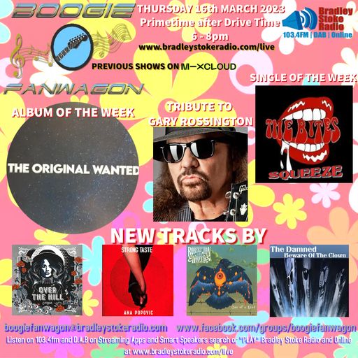 Boogie Fanwagon 16th March 2023