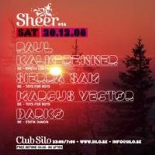 Paul Kalkbrenner at "Sheer" @ Silo (Leuven - Belgium) - 20 December 2008