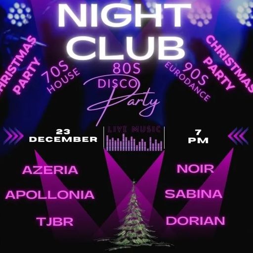 NIGHT CLUB OFFICIAL DJ'S PARTY NOIRESTRY  23/12/2025