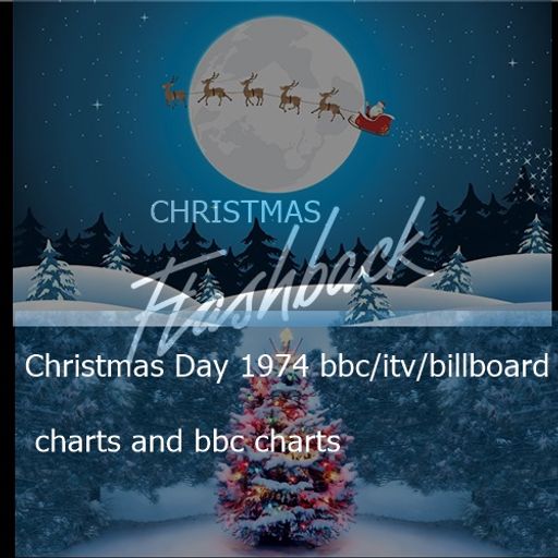 Christmas Day 1974 bbc/itv/billboard charts and bbc charts
