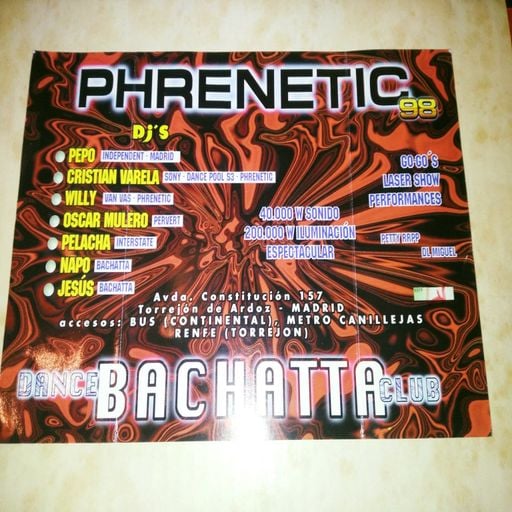 Pepo & Cristian Varela at 'Phrenetic Society' @ Club Bachatta (Madrid - Spain) - 8 March 1998