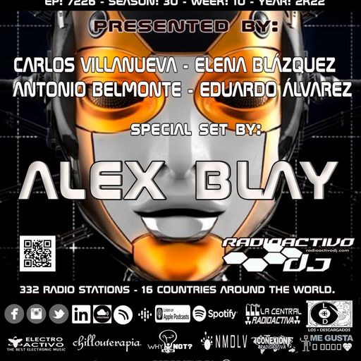 RADIOACTIVO DJ 10-2022 BY CARLOS VILLANUEVA, ELENA BLÁZQUEZ, ANTONIO BELMONTE Y EDUARDO ÁLVAREZ